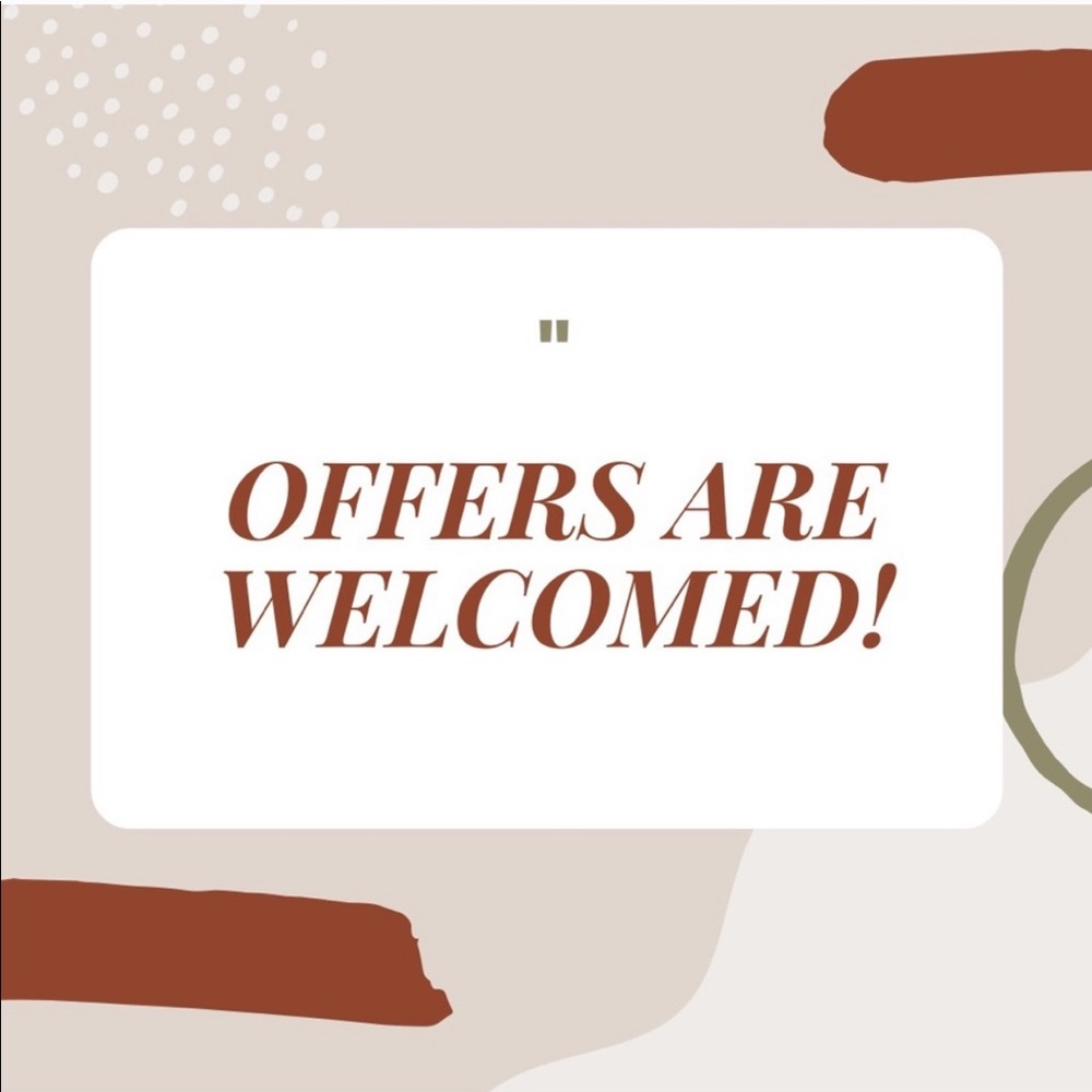 ALL OFFERS WELCOME